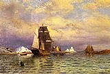 William Bradford Looking out of Battle Harbor painting
